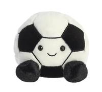 Aurora, 33869, Palm Pals Striker Football 5In, Soft Toy, Black & White