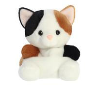 AURORA Palm Pals 33877 Peluche chat Calico Blanc 13 cm