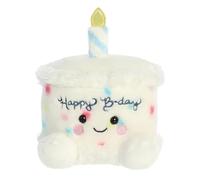 Aurora World Peluche Palm Pals Happy Birthday Cake 33902 5In Blanche