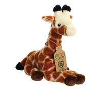 Aurora, 35004, Eco Nation, Girafe, 21 cm, Peluche, Marron & Blanc