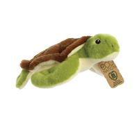 Aurora, 35018, Eco Nation, Tortue, 26 cm, Peluche, Vert & Marron