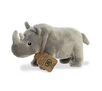 Aurora, 35023, Eco Nation Rhinocéros, 24cm, Peluche éco-Responsable, Gris