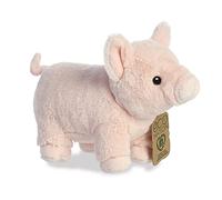 Aurora, 35025, Cochon Eco Nation 24 cm, Peluche Rose