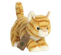 Eco Nation Aurora Orange Tabby Teddy Jaune 15 cm