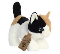 Aurora, 35049, Eco Nation Calico Chat, 21,5 cm, Peluche éco-Responsable, Multicolore