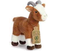 Aurora, 35052, Chèvre Eco Nation, 26cm,Peluche Eco-Friendly, Marron