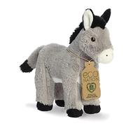 Aurora, 35053, Eco Nation Âne, 28cm, Peluche, Gris