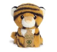 Aurora, 35066, Eco Nation Mini Tigre, 13cm, Peluche, Multicolore