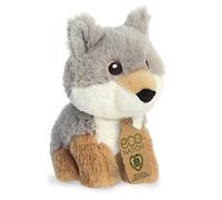 Aurora, 35077, Eco Nation Mini Loup, 13cm, Peluche, Multicolore