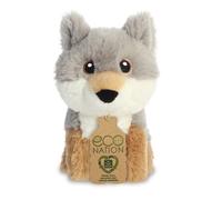 Aurora, 35077, Eco Nation Mini Loup, 13cm, Peluche, Multicolore