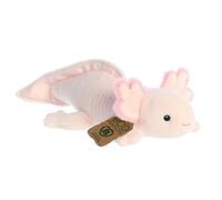 Aurora World- Aurora, 35100, Eco Nation Axolotl, Peluche éco-Responsable, Rose, Pink