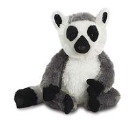 Aurora, 50418, Destination Nation Lemur, 26cm, Peluche, (Gris, Blanc, Noir)