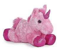 Aurora, 60327, Mini Flopsies Licorne, 20 cm, Peluche, Rose
