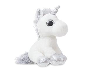 Aurora, 60853, Sparkle Tales, Blossom la Licorne, 30 cm, Peluche, Rose