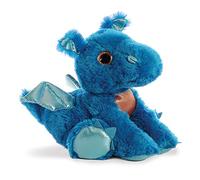 Aurora, 60859, Sparkle Tales, Flash Le Dragon, 30 cm, Peluche, Bleue, 12-inch