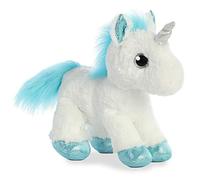 Aurora, 60957, Sparkle Tales, Frosty Le Licorne 30 cm, Peluche, Blanche et Bleue
