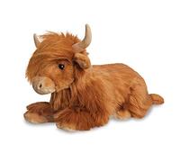Aurora, 61362, Luxe Boutique, Bruce Highland Vache, 41 cm, Peluche. Marron