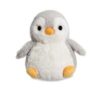 AURORA, 61395, Pingouin cornichon, Peluche, 17,8 cm, Peluche, Gris et Blanc