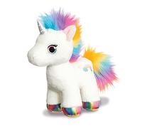 AURORA, 61415, Sparkle Tales Eldora Licorne, 30,5 cm, Peluche, Blanc, Arc-en-Ciel
