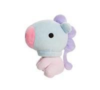 Aurora, 61485, BT21 Marchandise officielle, poupée bébé MANG assise 12,7 cm, peluche, bleu et violet