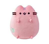 Pusheen Peluche mascotte Aurora 61560 – 18 cm, rose pastel, détails brodés