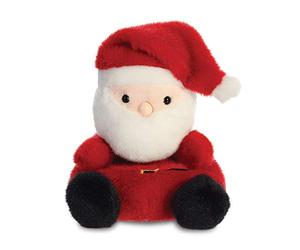 Aurora, 99131, Palm Pals Père Noël, 10 cm, Peluche, Rouge & Blanc