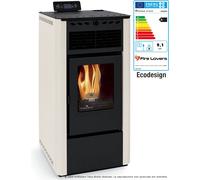 Aurora 9kW Poêle à granulés | Sortie Dessus Silencieux | Mouvement fluide et continu, éliminant toute variation sonore.
