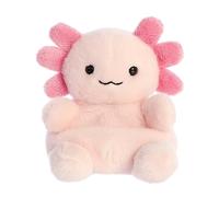 Aurora Adorable animal en peluche Palm Pals Ax Axolotl - Peluche amusante à collectionner pour enfants et adultes - Parfaite pour décorer des chambres et des cadeaux d'anniversaire - Rose 12,7 cm