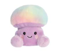 Aurora Adorable animal en peluche Palm Pals Lunette Mushroom - Jeu de poche - Amusant collectionner - Violet 12,7 cm