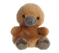 Aurora® Adorable animal en peluche Palm Pals™ Patty Platypus™ - Jeu de poche - Amusant à collectionner - Marron 12,7 cm