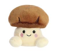 Aurora® Adorable animal en peluche Palm Pals™ Umami Shiitake Mushroom™ - Jeu de poche - Amusement à collectionner - Marron 12,7 cm