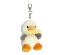 Aurora® Adorable bouée Palm Pals™ Seagull™ à clipser - Peluche amusante à collectionner pour enfants et adultes - Parfaite pour décorer des chambres et des cadeaux d'anniversaire - Blanc 0 cm