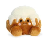 Aurora® Adorable Palm Pals™ Sugary Cinnamon Roll™ Animal en peluche - Jeu de poche - Amusant à collectionner - Marron 12,7 cm