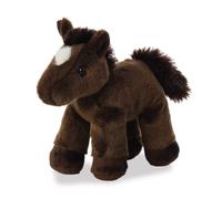 Aurora Animal, 16486, Mini Flopsies Chestnut Le Cheval 20 cm, Peluche, Marron