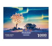 Aurora Arbre de Nuit Papier Épais Et Solide Parfait pour Renforcer Les Capacités Cognitives, La Mémoire Et La Concentration Mentale 70x50cm/1000pcs