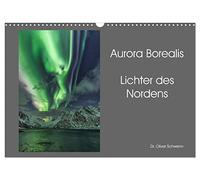 Aurora Borealis - Lumières du Nord, Version française (Calendrier mural 2026 DIN A3 portrait), Calendrier CALVENDO mensuel