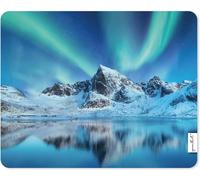 Aurora Borealis Mouse Pad I 9.5"" x 7.5"" I Standard Size Mouse Pad I Quality Print on Cellular Rubber I Non-Slip Waterproof Washable I dv_1247