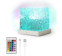Aurora Borealis Night Light for Children,16 Colours,7 Intensity,4 Sequences,Bedside Lamp,190 Minute Runtime,Ceiling Star Projector with Remote Control