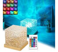 Aurora Borealis Night Light Projector, Northern Dreamscape Projector, Northern Lights Cube Galaxy Projectors, 16 Colors Star Light Projectors for Kids, Party, Game Rooms (Northern Lights,Rechargeable)