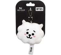 Aurora Bt21 Rj Plush Keychain 61332 Blanc Marchandise Officielle Jouet Doux