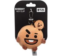 Aurora Bt21 Shooky Plush Keychain 61337 Brown Official Merchandise Soft Toy