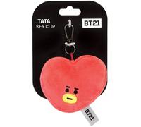 Aurora BT21 Tata Peluche Porte-Clés 61335 Blanc Produit Officiel Doux Jouet