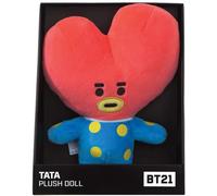 Aurora BT21 Tata Petit Peluche 15.2cm Bleu & Rouge Produit Officiel Peluche Bts
