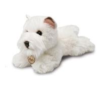 Aurora chien en peluche West Highland Terrier junior 20 cm en peluche blanche Blanc G