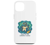 Aurora Cloud Melodies Astral Cat Coque pour iPhone 13