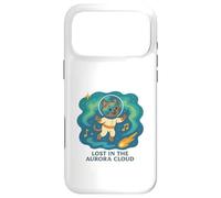 Aurora Cloud Melodies Astral Cat Coque pour iPhone 17 Pro Max