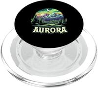 Aurora Colorado Rock Mountains CO Ski Hiver Denver Neige PopSockets PopGrip pour MagSafe