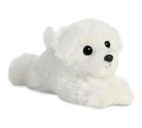 Aurora Cuddle Mini Flopsie bichon frisé blanc 20,5 cm Blanc G