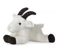 Aurora Cuddle Mini Flopsie Chèvre blanc 20.5 cm Wit G