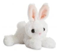Aurora Cuddle Mini Flopsie lapin blanc 20,5 cm Wit G